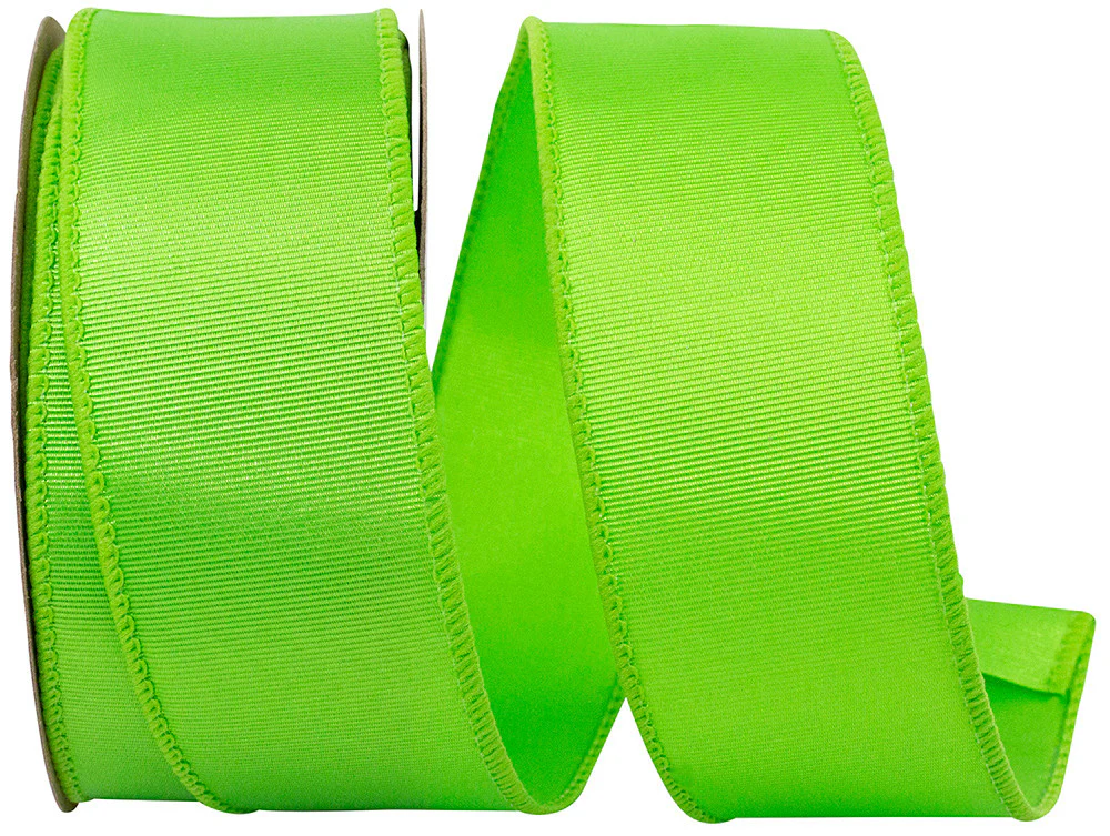 1-1/2 inch, 10 Yds Grosgrain Sheen Value Wired Edge - Image 3