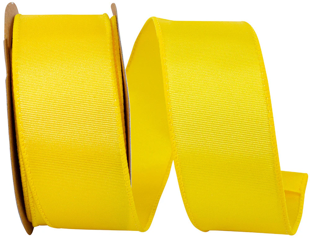 1-1/2 inch, 10 Yds Grosgrain Sheen Value Wired Edge - Image 4