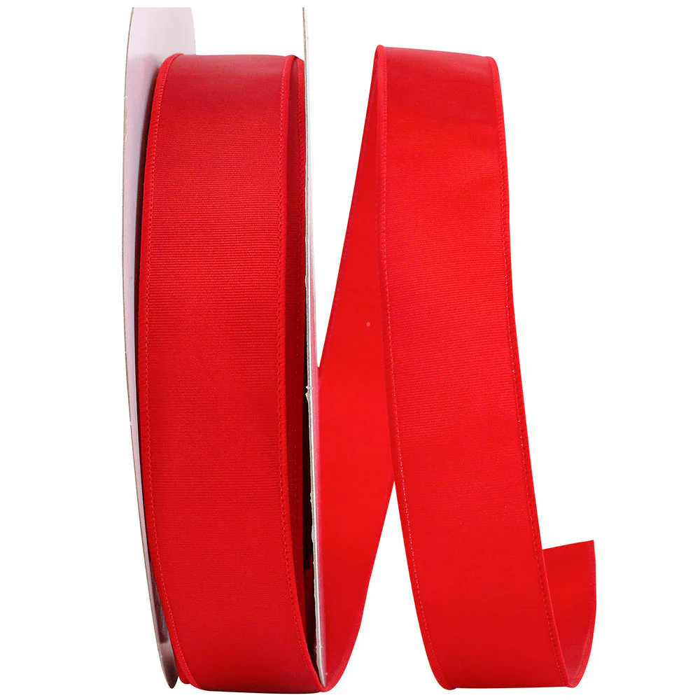 1-1/2 Inch, 50 Yds Grosgrain Sheen Value Wired Edge - Image 3