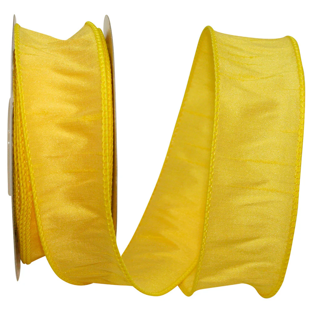 1-1/2 Inch Dupioni Supreme Wired Edge Ribbon - Image 4