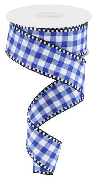 1.5"X10yd Gingham Check - Image 3