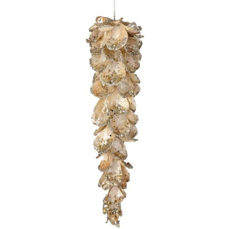 10" Jewel Petal Icicle Ornament - Image 3