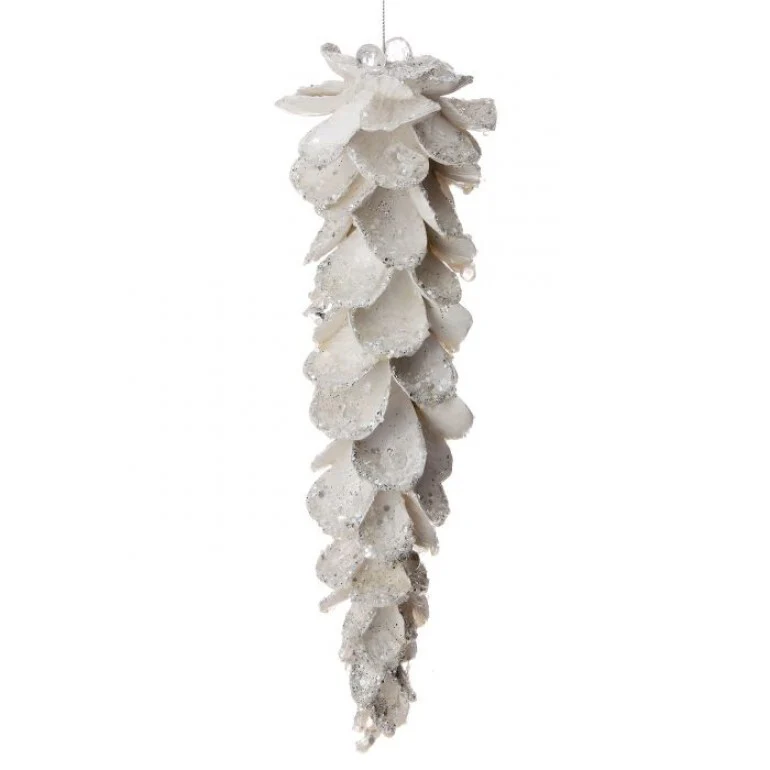 10" Jewel Petal Icicle Ornament - Image 5