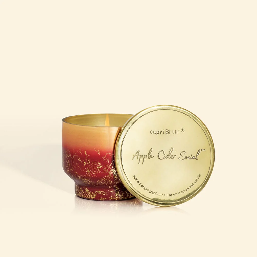 10 oz Apple Cider Social Glimmer Inverted Jar