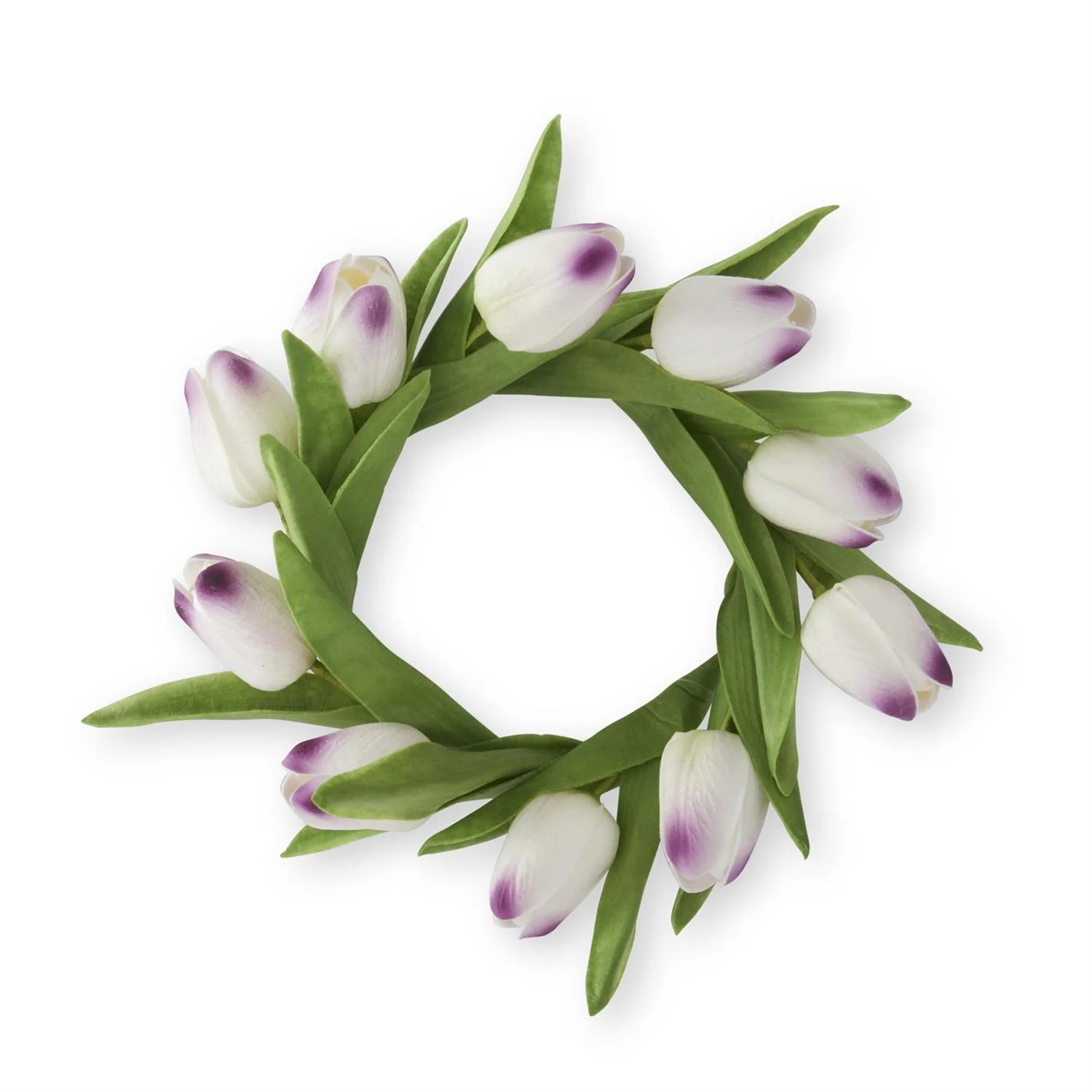 10" Real Touch Mini Tulip Candle Ring - Image 11