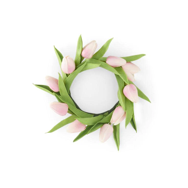 10" Real Touch Mini Tulip Candle Ring - Image 4