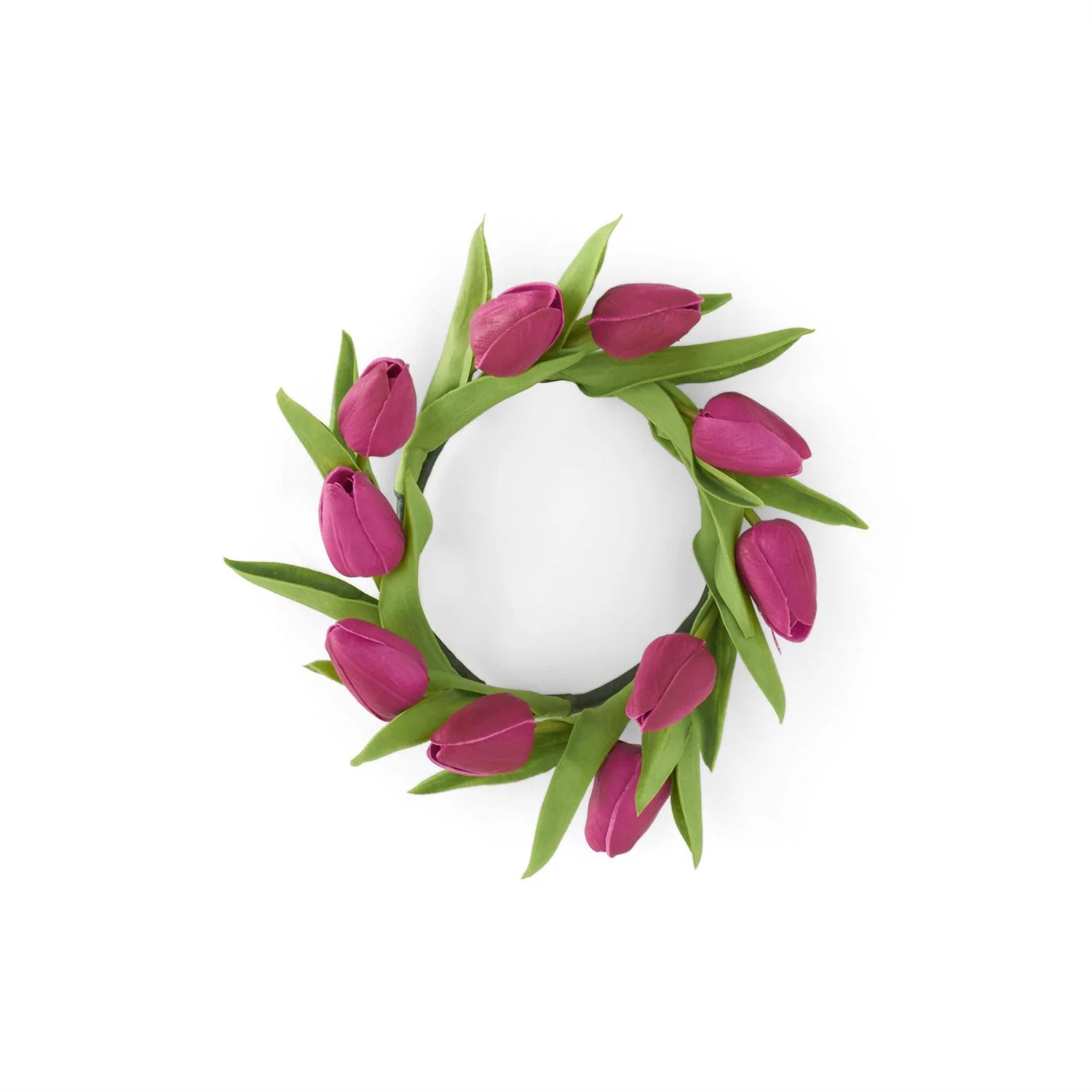 10" Real Touch Mini Tulip Candle Ring - Image 9