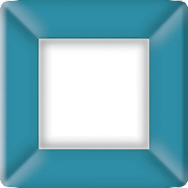 10" Square Paper Plates Classic Linen - Image 10