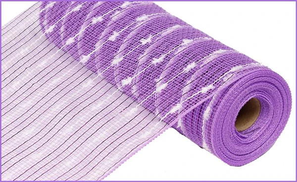 10.25"X10yd Metallic Puff Ball Mesh Ribbon - Image 6