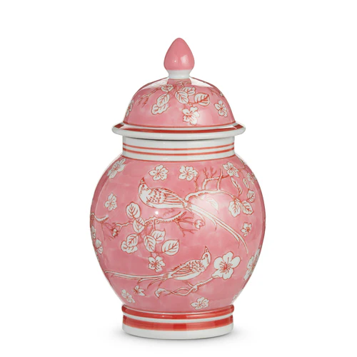 11.75” Pink Ginger Jar