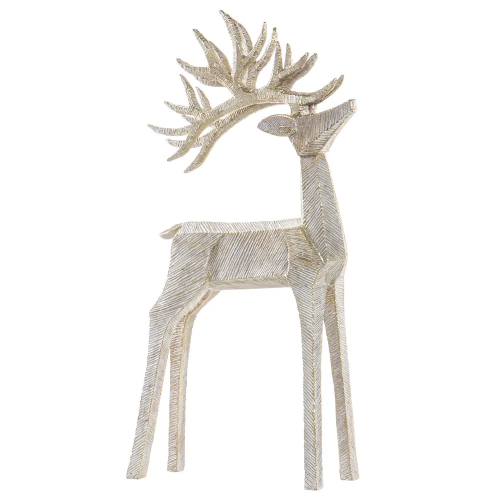 12.25” Reindeer Beige Gold