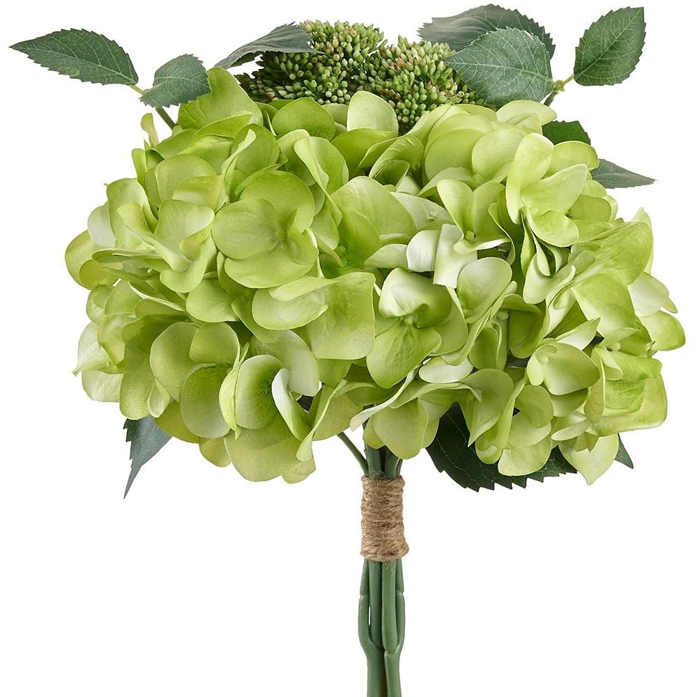 13 Inch Hydrangea/Angelica Bouquet - Image 2