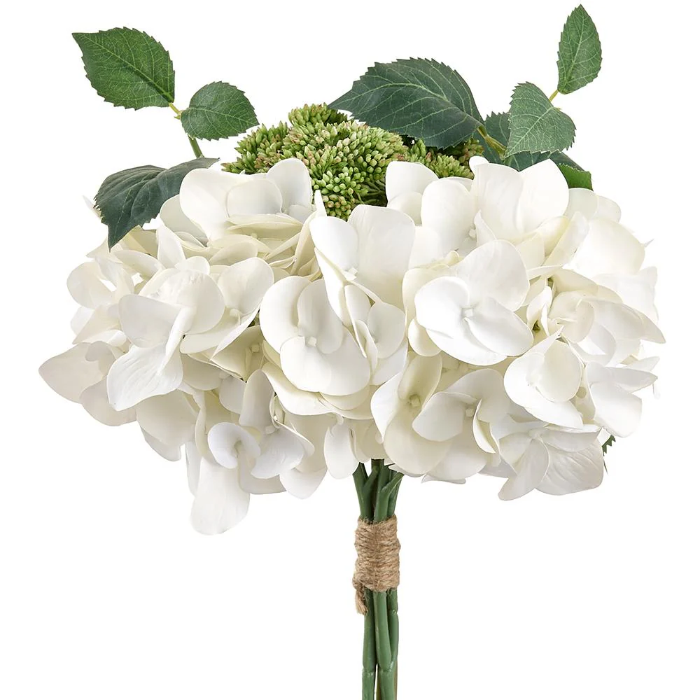 13 Inch Hydrangea/Angelica Bouquet - Image 4