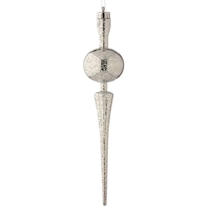 13.5" Vacuum Plate Mercury Ball Finial Ornament