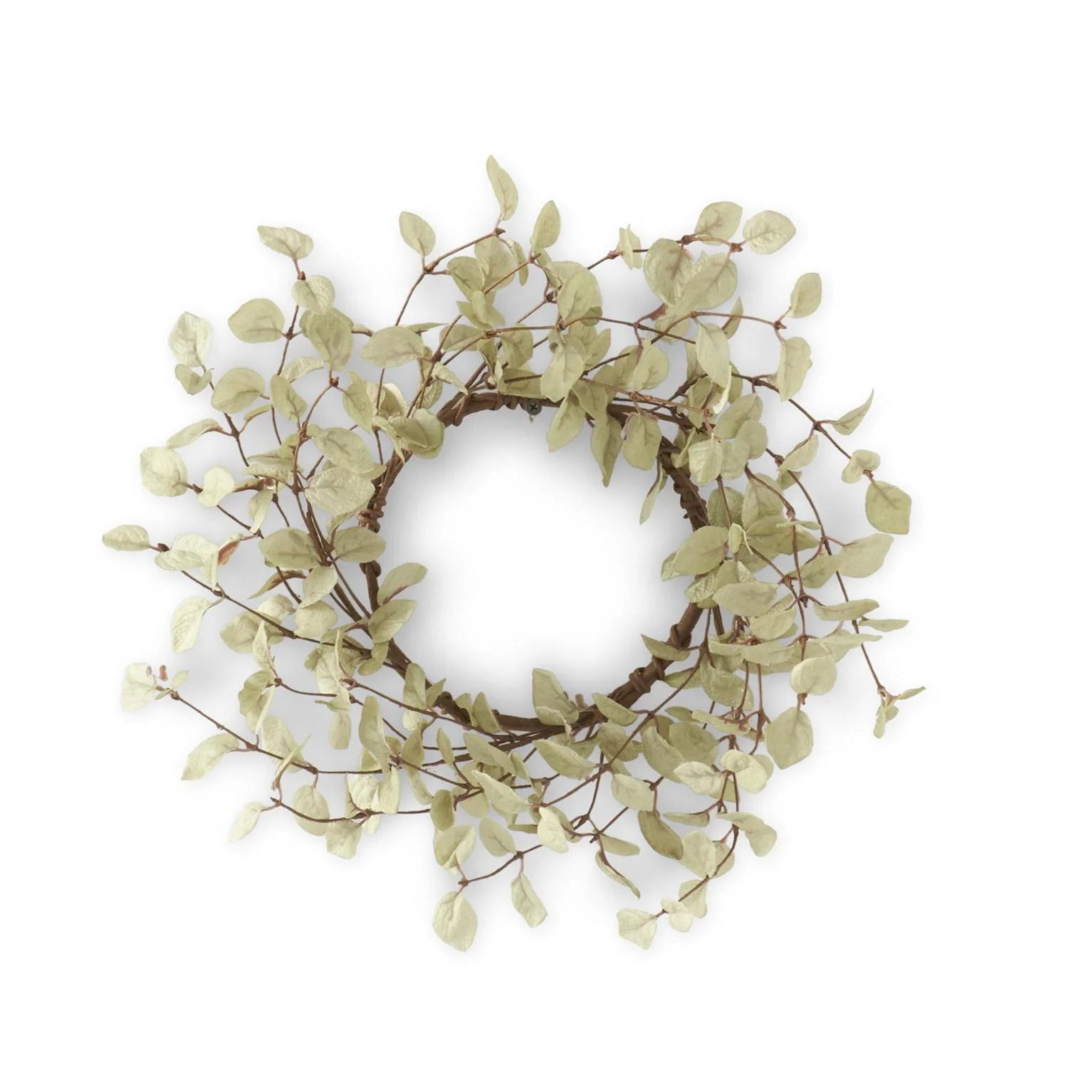 14 Inch Eucalyptus Candle Ring/Wreath - Image 6