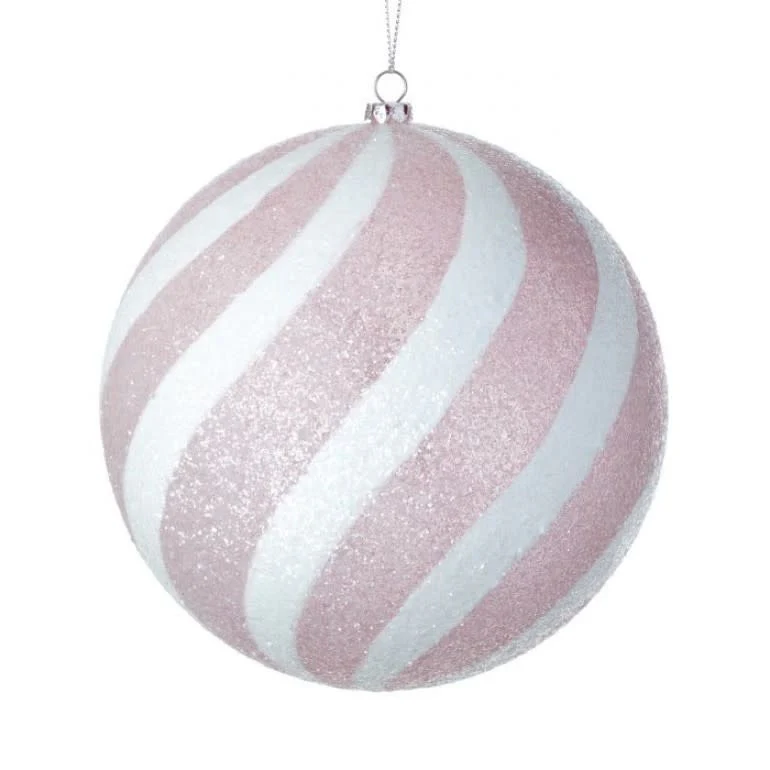 140mm Iced Candy Ball Ornament - Image 3