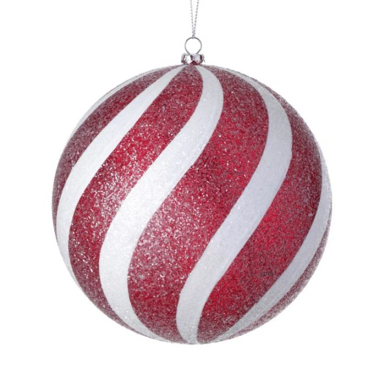 140mm Iced Candy Ball Ornament - Image 6