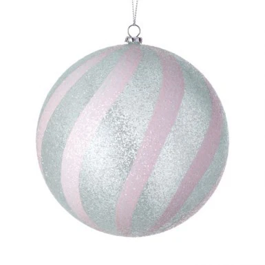 140mm Iced Candy Ball Ornament - Image 7