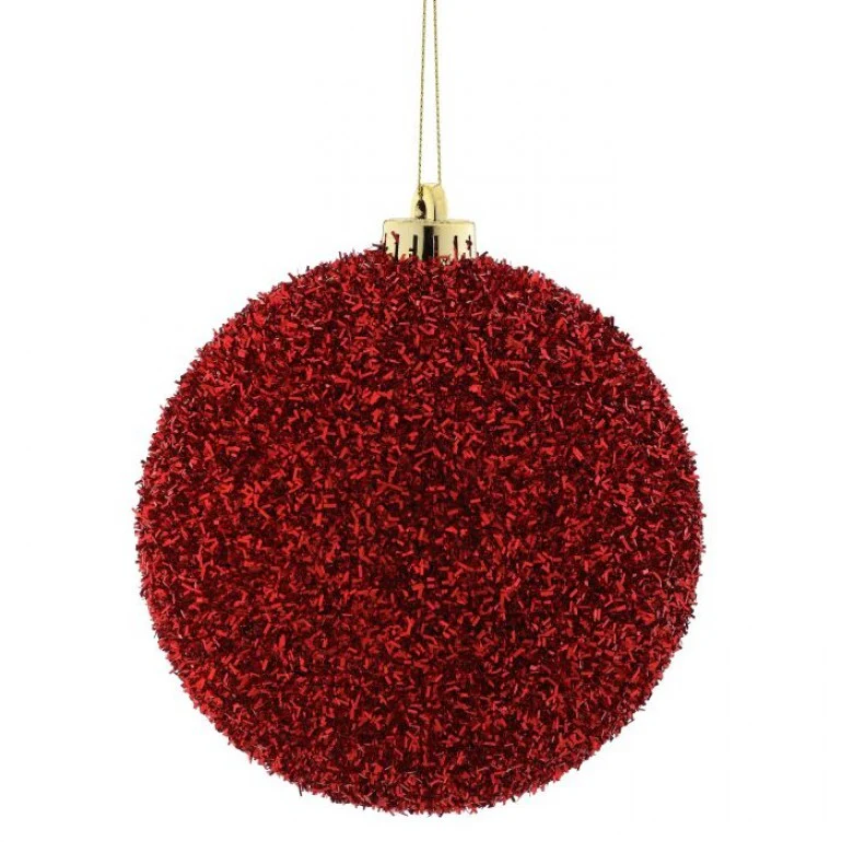 140MM VP Tinsel Ball Ornament - Image 4