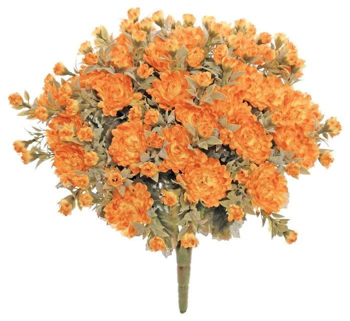 15" Mini Mum Bush Blooms