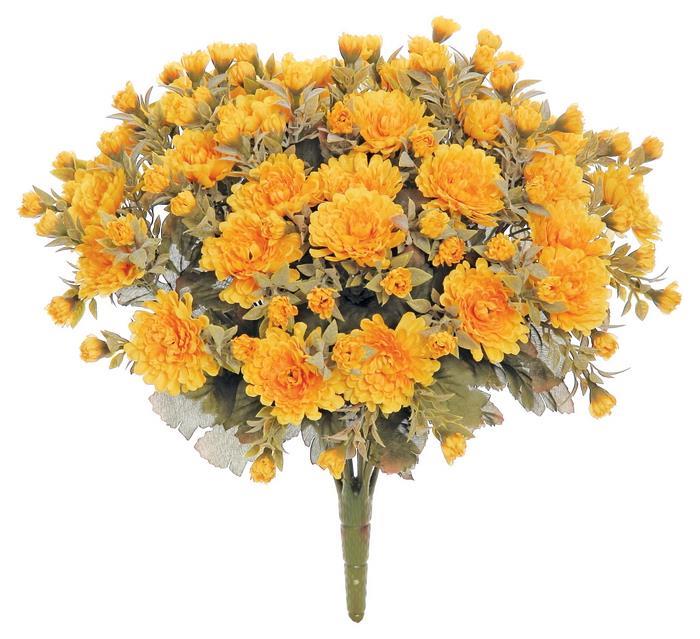 15" Mini Mum Bush Blooms - Image 3