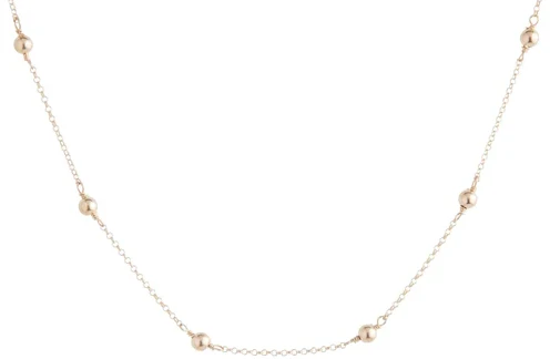 15” Simplicity 4MM Bead Gold Choker