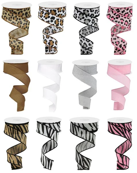 1.5"X10yd Leopard Print Ribbon - Image 17