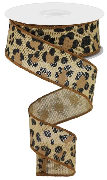 1.5"X10yd Leopard Print Ribbon - Image 9
