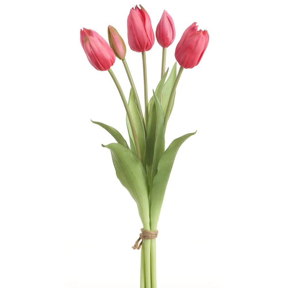 16 Inch Real Touch Dutch Tulip Bouquet - Image 3