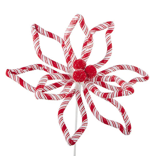 16.5" Peppermint Floral Stem