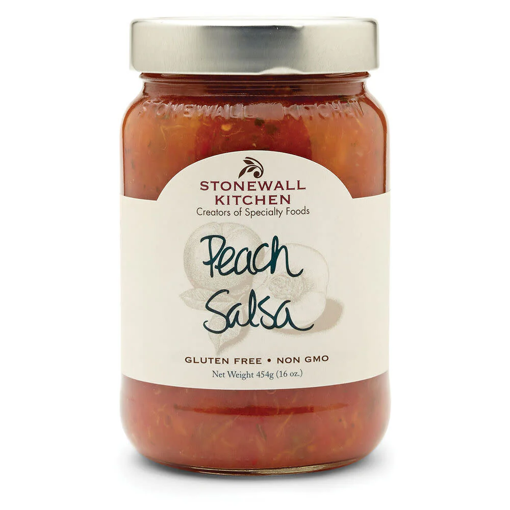 16oz Peach Salsa