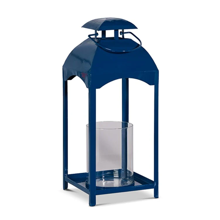 17.5” Blue Lantern