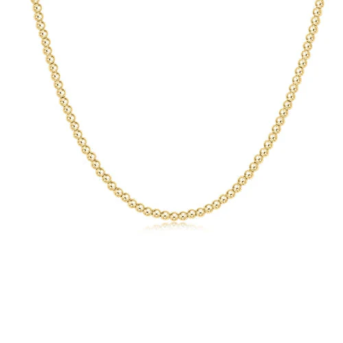 17” Choker Classic Gold 3mm Bead