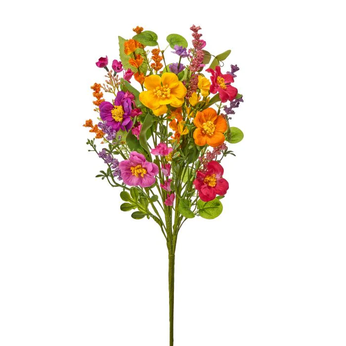 18” Summer Primula Spray