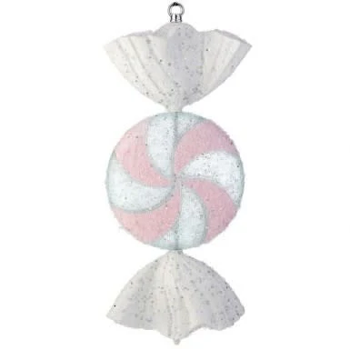 18.5" Iced Peppermint Candy Ornament