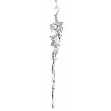 19” Glitter Acrylic Dripping Icicle Ornament
