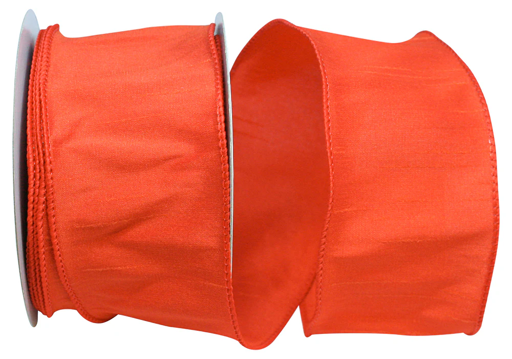 2-1/2 Inch Dupioni Supreme Wired Edge Ribbon - Image 7