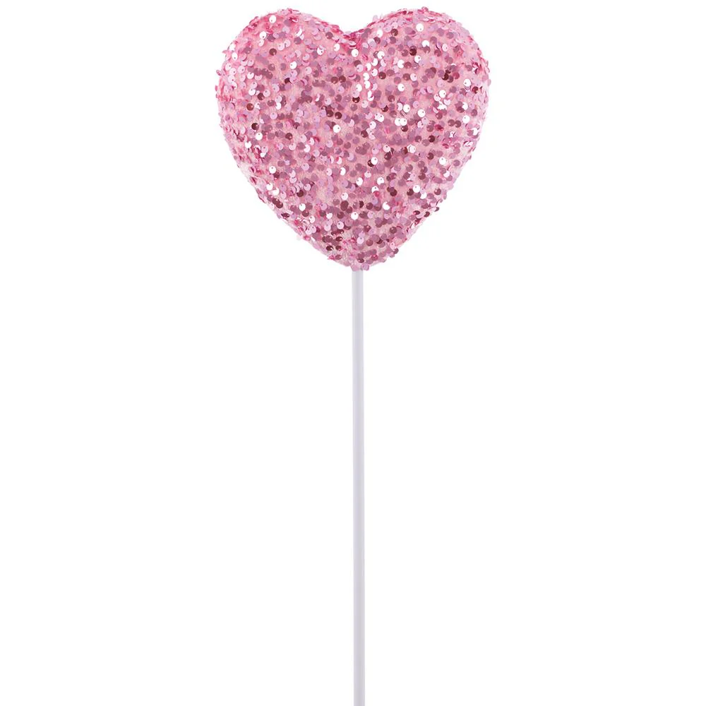 20 Inch Sequin Heart Pick - Image 3