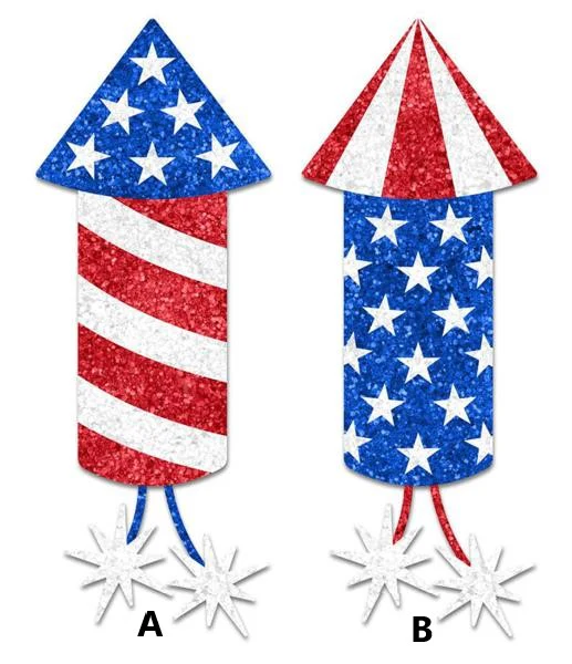 20" Oah Glittered Eva Firecracker