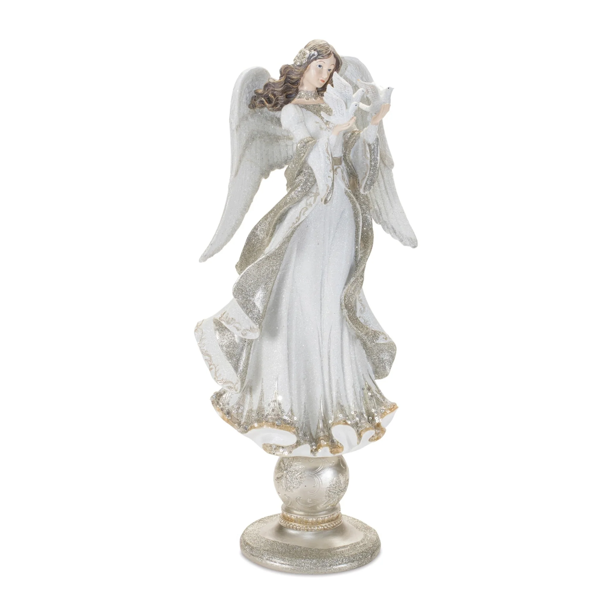 20"H Angel with Dove