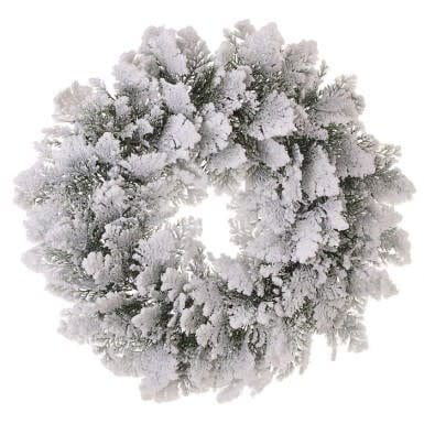 22” Snowy Acadia Cedar Wreath