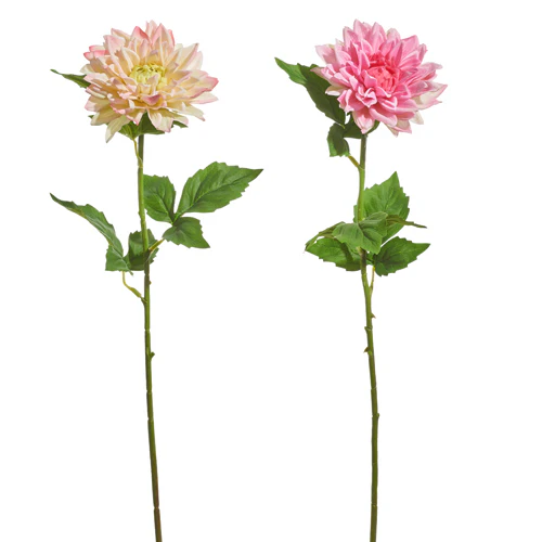 23” Pink Dahlia Stem - Sold Individually