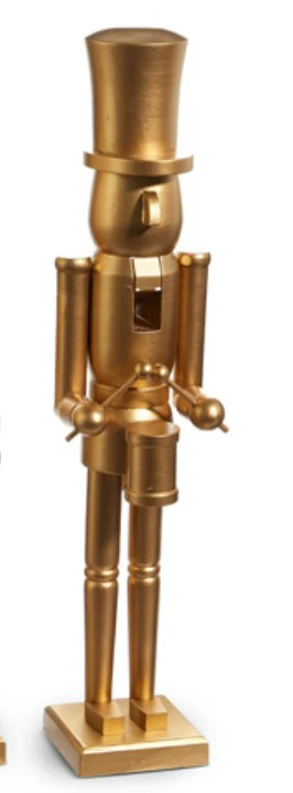 24" Matte Gold Nutcracker - Image 5