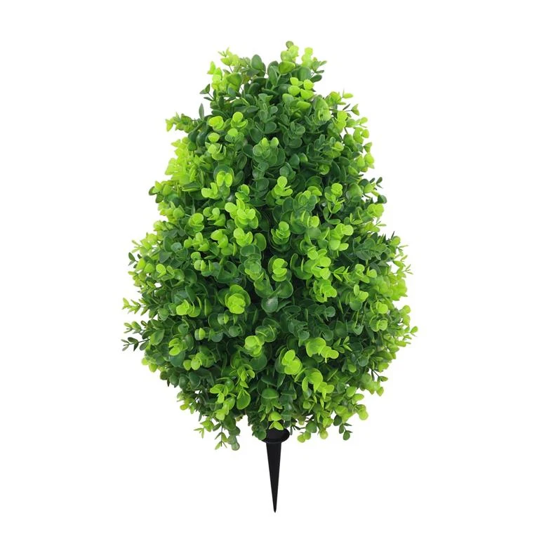 24" UV Proof Green Boxwood Tree with Stake