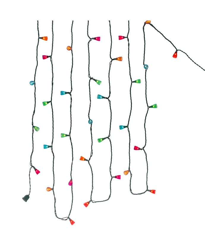 25.5' UL 10-Light Multicolored Tulip Light Set
