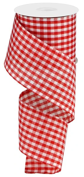 2.5"X10yd Farmhouse Gingham Ribbon - Image 4