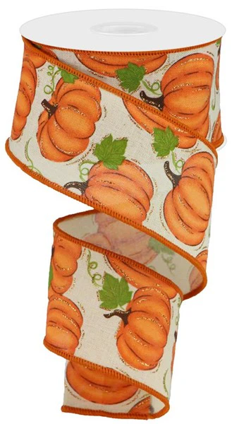 2.5"X10yd Harvest Ribbon - Image 4