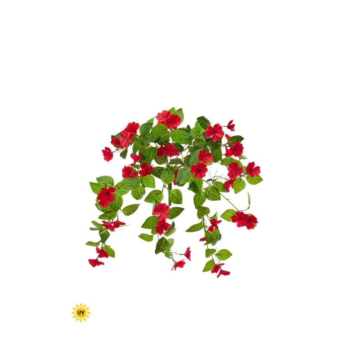 26" UV Hanging Impatiens Plant - Image 3