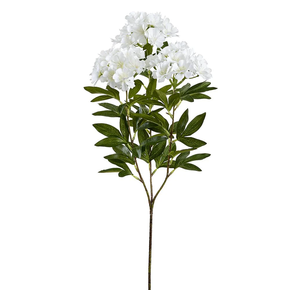 27 Inch Rose Myrtle Spray White