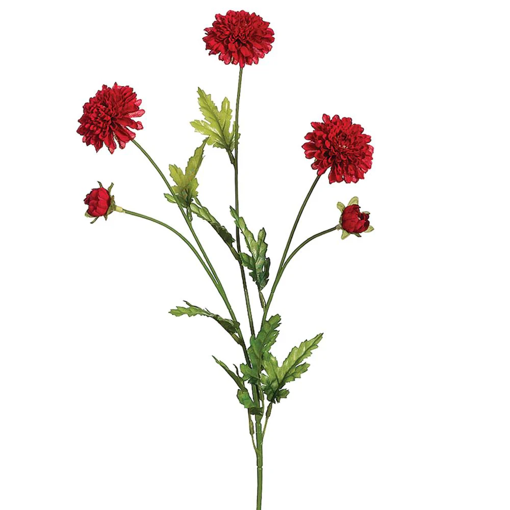 27" Pompon Mum Spray - Image 3
